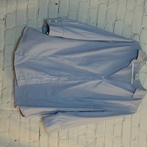 Worthington Blue/White Stripe button down shirt